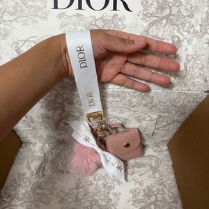 Dior Ribbon Keychain